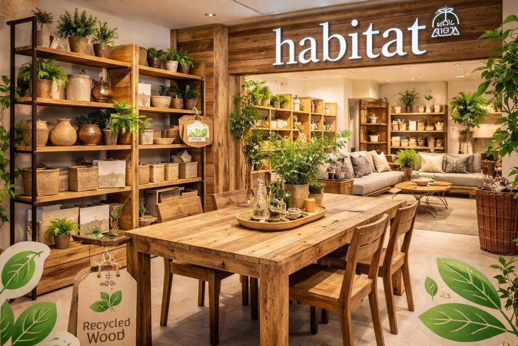 découvrez comment les meubles en bois recyclé d'habitat allient design et écologie pour un impact positif sur l'environnement.